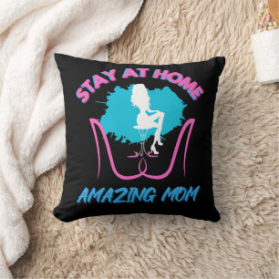 Sahm Stay In Home Mum Wife Pink Ladies Shoes Chic Cushion