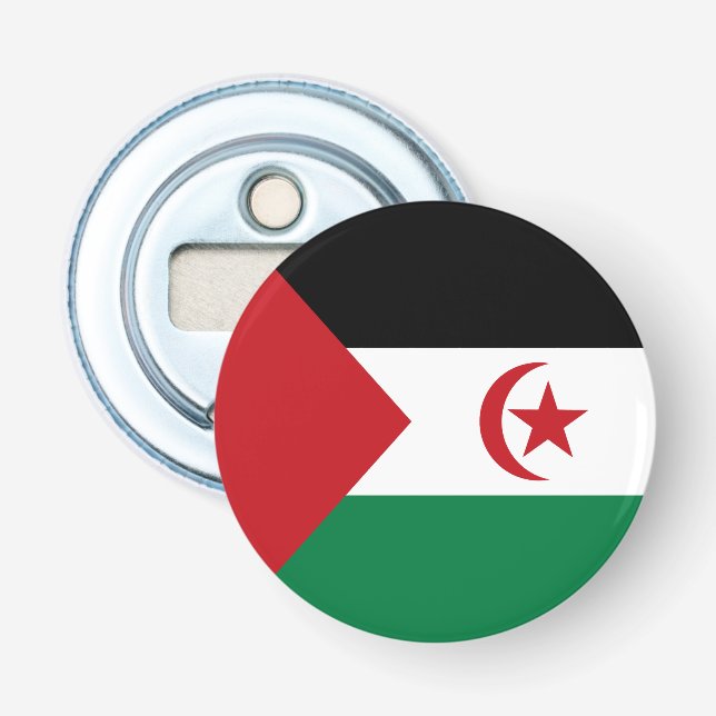 Sahrawi Arab Democratic Republic Flag Bottle Opener (Front)
