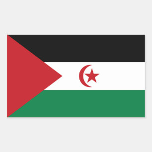 Sahrawi Arab Democratic Republic Flag Rectangular Sticker