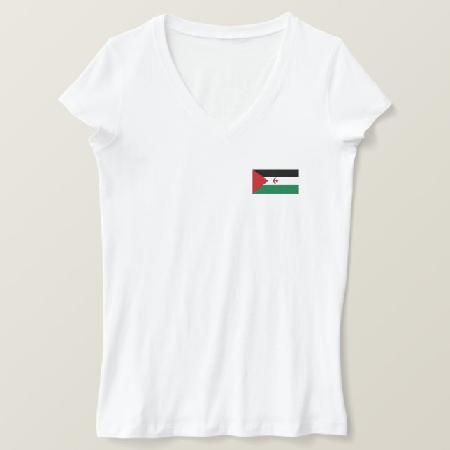 Sahrawi Arab Democratic Republic Flag T-Shirt (Design Front)