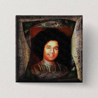 Sai Baba 15 Cm Square Badge