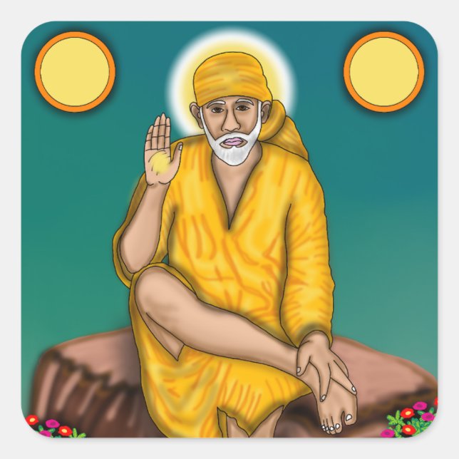 Sai Baba Stickers (Front)