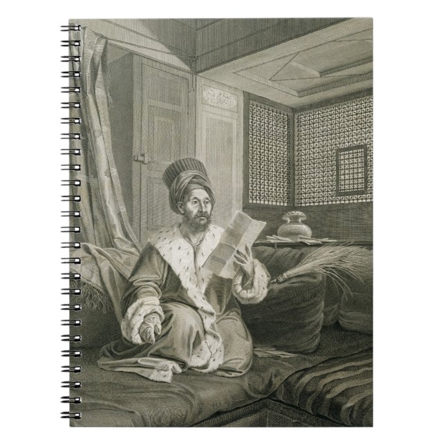 Said Mustapha Pasha Wounded at the Battle of Abouk Notebook (Front)