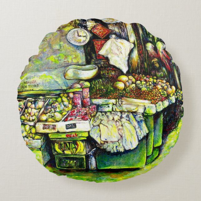 Said to Engage the Entire Idea Round Cushion (Front)