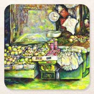 Said to Engage the Entire Idea Square Paper Coaster