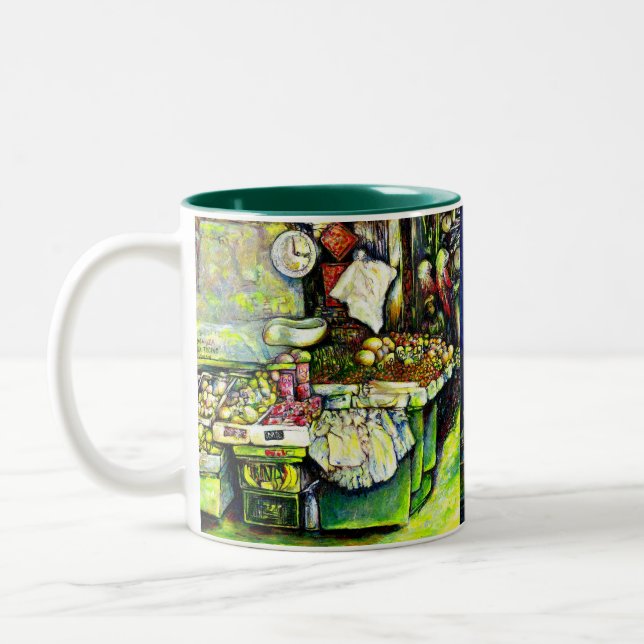 Said to Engage the Entire Idea Two-Tone Coffee Mug (Left)