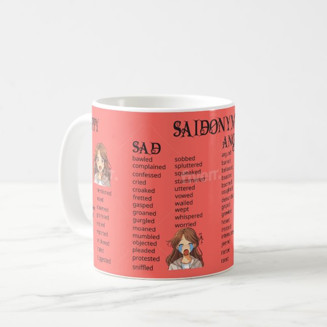 Saidonyms Coffee Mug (Front Left)