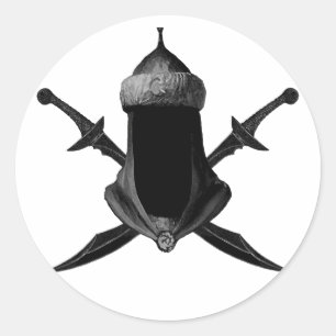 Saif Al Islam Classic Round Sticker