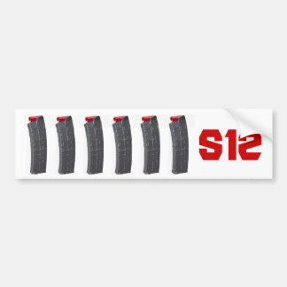 Saiga 12 Magazine Bumper Sticker