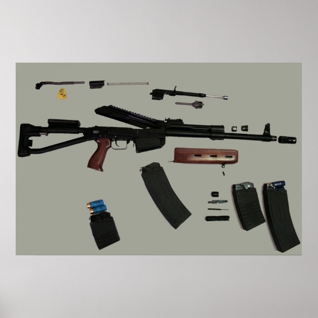 Saiga 12 Takedown Poster (Front)