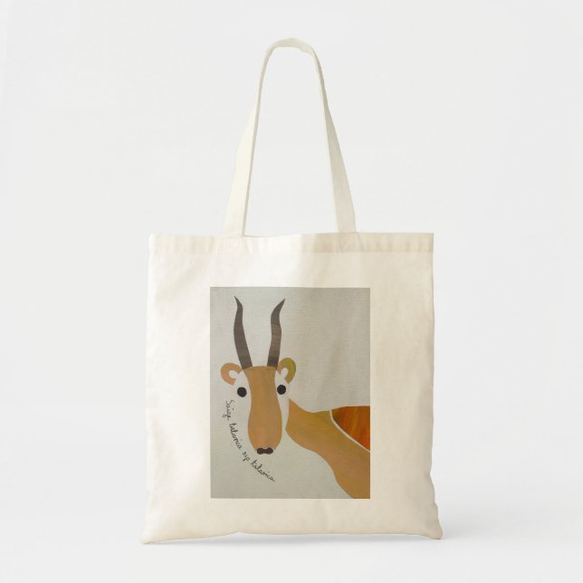 Saiga tatarica antilope tote bag (Front)