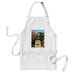 Saigo Takamori (The Last Samurai) & Dog Statue Standard Apron