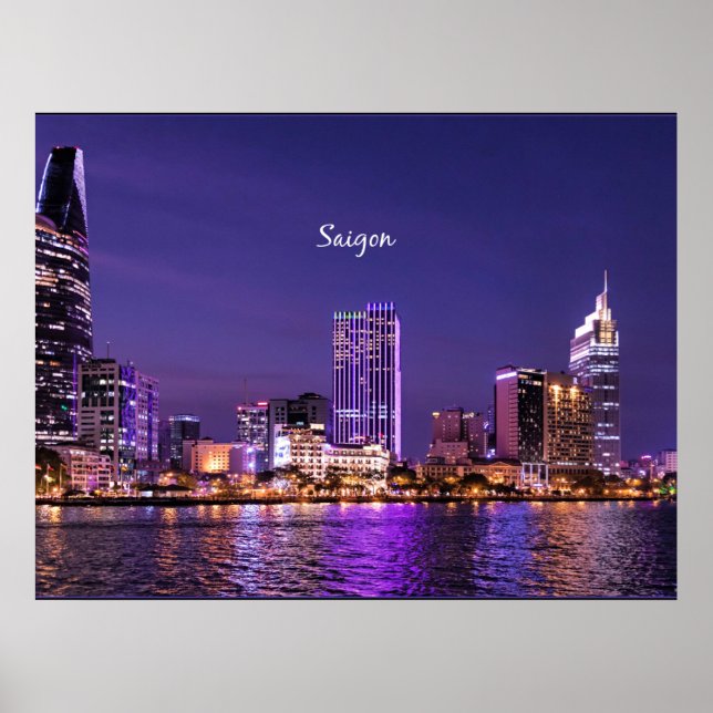 Saigon at night poster (Front)