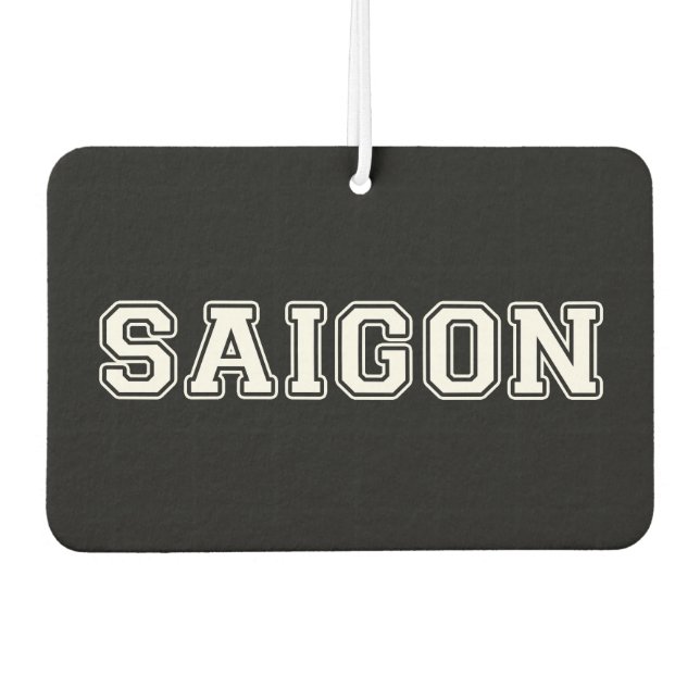 Saigon Car Air Freshener (Front)