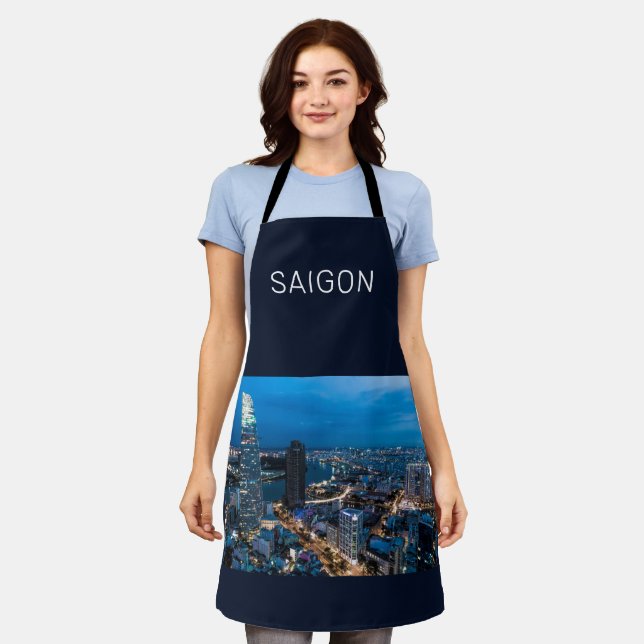Saigon (Ho Chi Minh City) HCMC Vietnam Holiday Apron (Worn)