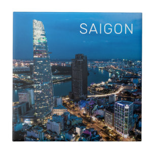 Saigon (Ho Chi Minh City) HCMC Vietnam Holiday Tile