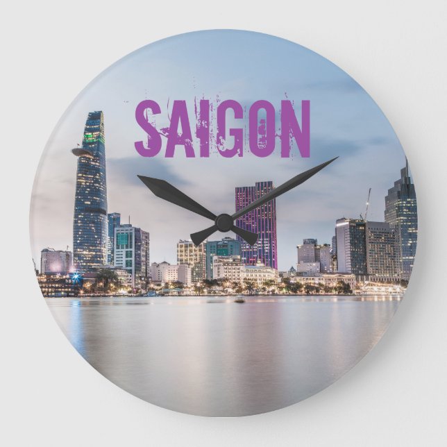 Saigon (Ho Chi Minh City) HCMC Vietnam souvenir Bu Large Clock (Front)