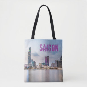 Saigon (Ho Chi Minh City) HCMC Vietnam souvenir Bu Tote Bag