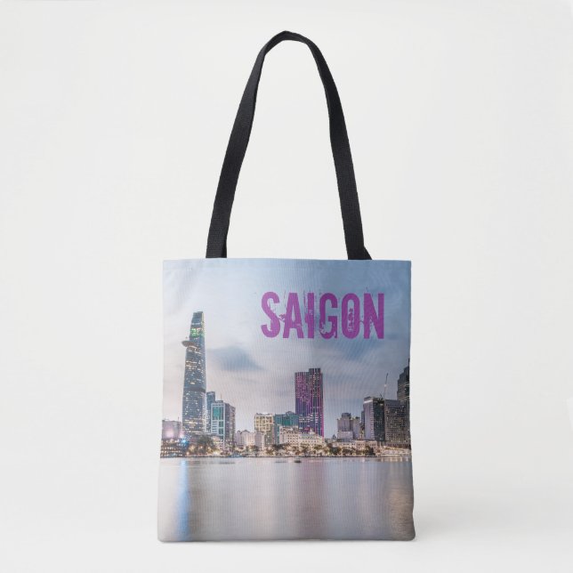 Saigon (Ho Chi Minh City) HCMC Vietnam souvenir Bu Tote Bag (Front)