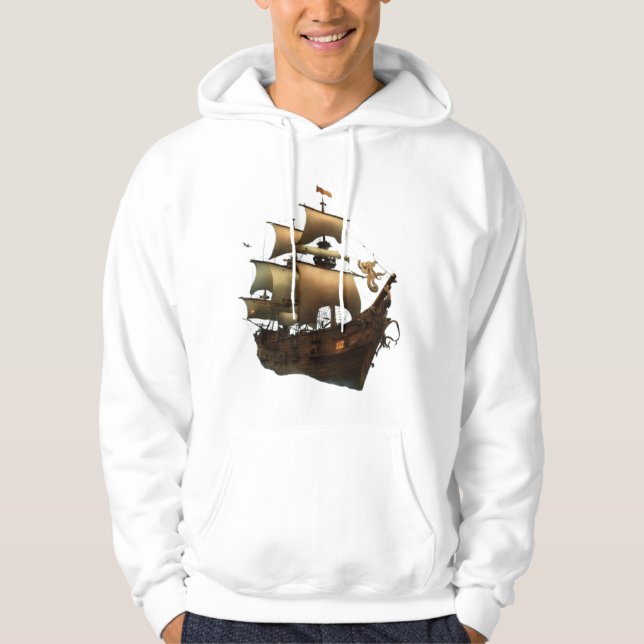 Sail and Anchor T-Shirt – Navigating Life'sJourney Hoodie (Front)
