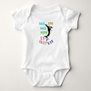 Sail And Sail With Unshut Eye Baby Bodysuit