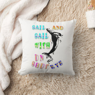 Sail And Sail With Unshut Eye Cushion