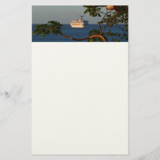 Sail Away at Sunset I Cruise Vacation Stationery
