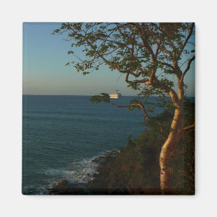 Sail Away at Sunset II Tropical Seascape Magnet