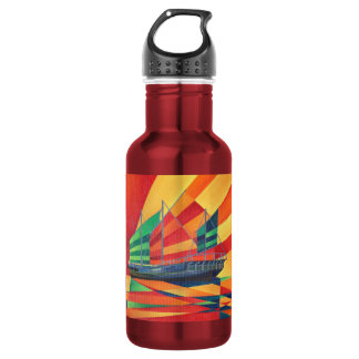 Sail Away Junk Pleasure Boat 532 Ml Water Bottle