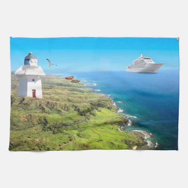 Sail Away Kitchen Towel (Horizontal)