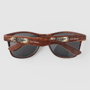Sail Away" Nautical Wooden Sunglasses
