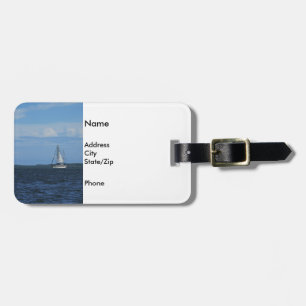 Sail Away Painterly Luggage Tag