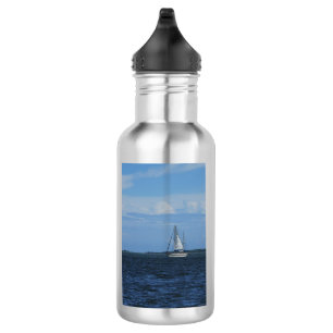Sail Away Painterly Water Bottle