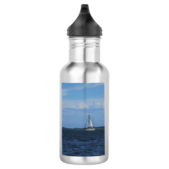 Sail Away Painterly Water Bottle (Right)