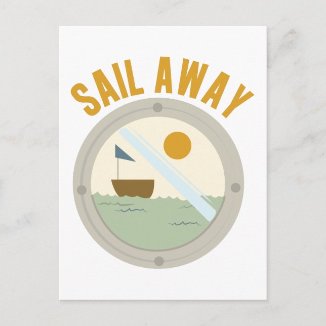 Sail Away Postcard (Front)