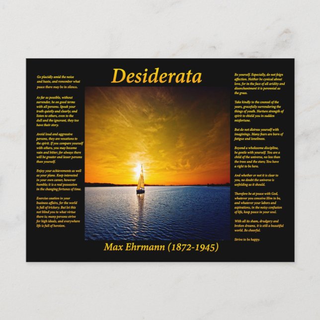 Sail Away Postcard (Front)