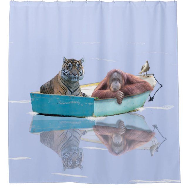 Sail Away Shower Curtain (Front)