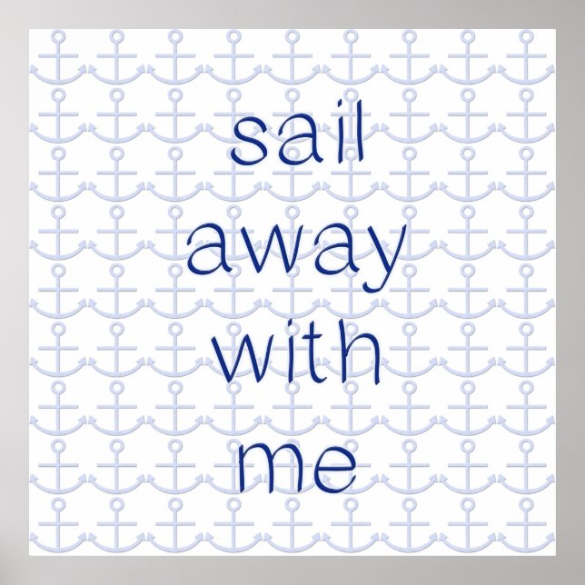 Sail Away With Me Poster (Front)
