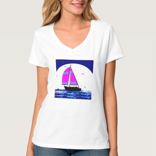 Sail Away With Me! T-Shirt (Front)