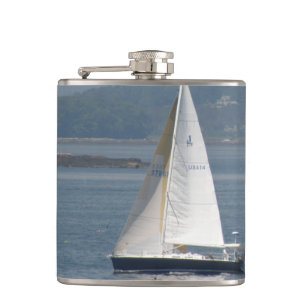 Sail Boat Hip Flask