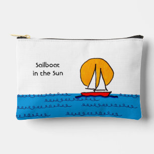Sail Boat in the Sun Accessory Pouch