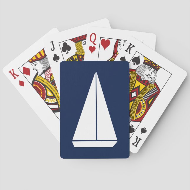 Sail Boat Playing Cards (Back)