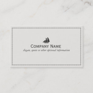 Sail Boat Sailor Nautical Business Card