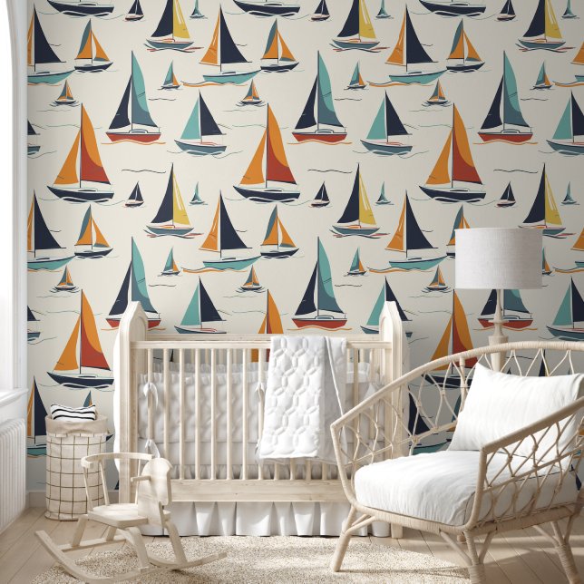 Sail Boat Yacht Sail Themed   Wallpaper (Kids)