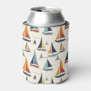 Sail Boats Sailing Can Cooler