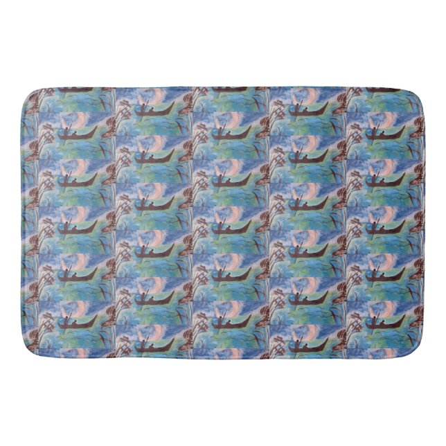 Sail by Moonlight Bath Mat (Front)
