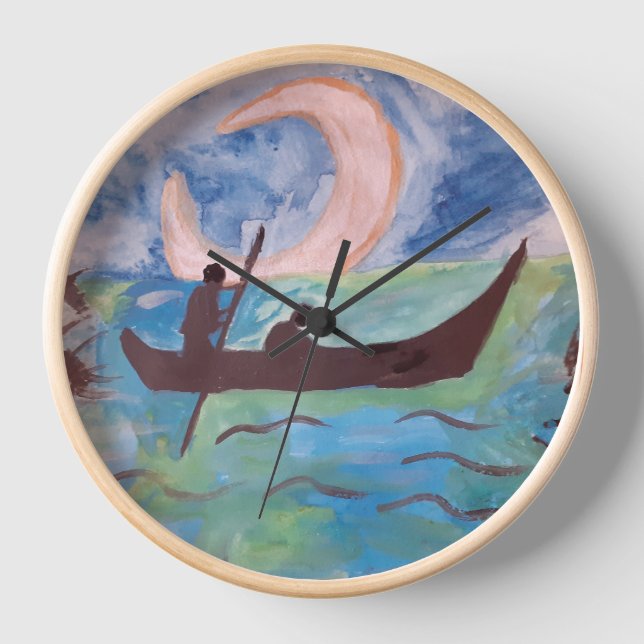 Sail by Moonlight  Clock (Front)