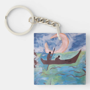Sail by Moonlight Key Ring
