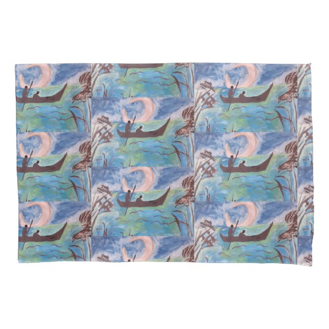 Sail by Moonlight  Pillowcase (Front)
