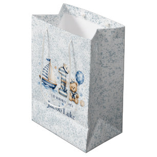 Sail-ebrate One Nautical First Birthday Medium Gift Bag